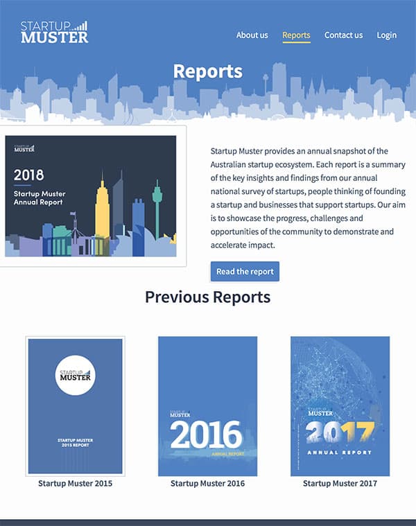 2018 Startup Muster Annual Report