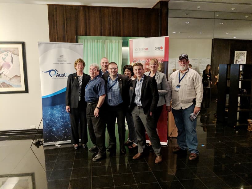 Photo of team at NICE conference