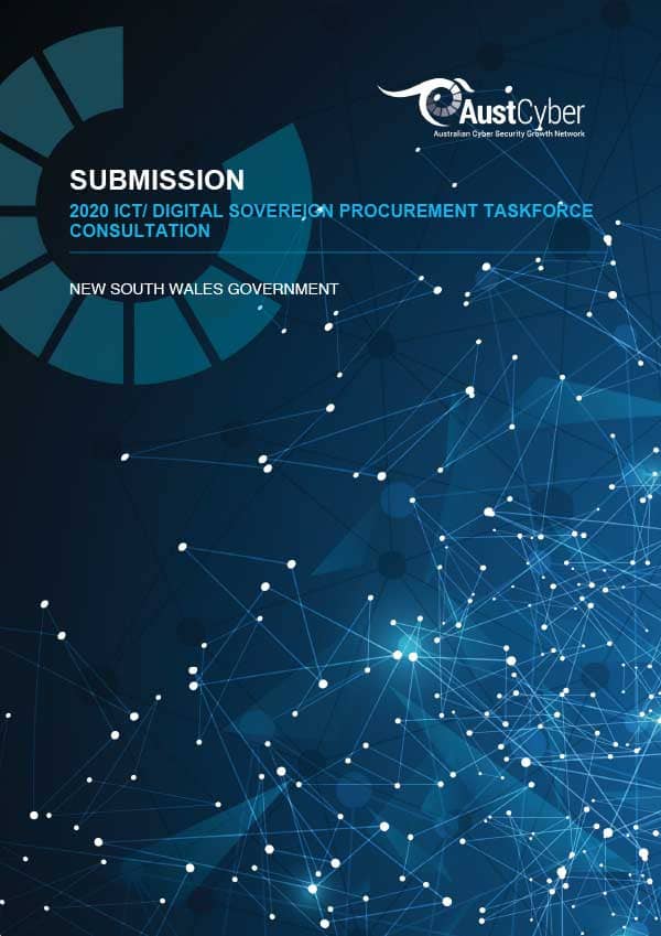 NSW Sovereign Procurement Taskforce AustCyber Submission Updated 26 August 2020